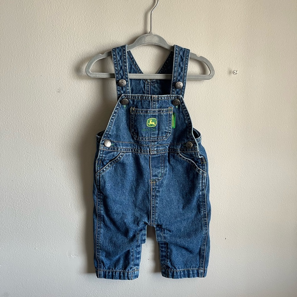 John Deere 3/6 Month Bibs